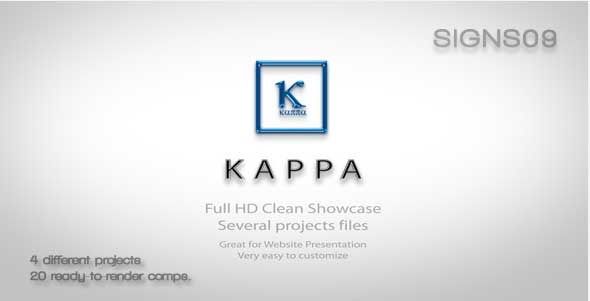 AE广告宣传模板-Kappa网站广告（Kappa Website Promo）
