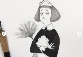 暗黑风格插画