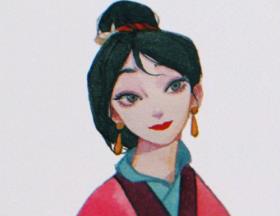 花木兰插画