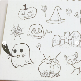 2019万圣节简笔画