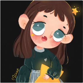 分享一组可爱精灵女孩的插画