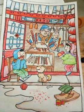 2020年春节插画素材