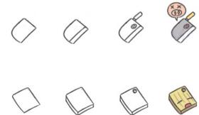 厨房餐具简笔画教程
