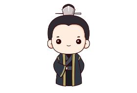 《三生三世》天族太子夜华的Q版简笔画