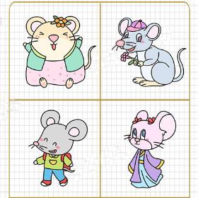 2020年老鼠简笔画 好看简单幼儿也会画