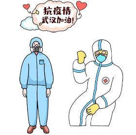 新形冠状病毒简笔画 向最美逆行者致敬