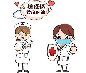 奋战在一线的医护人员简笔画