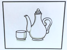 一把小酒壶简笔画