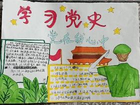 学习党史是必修课手抄报