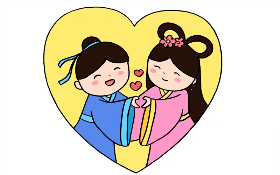 2021年七夕简笔画